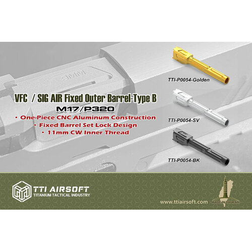 TTI VFC/SIG AIR M17 Fixed Outer Barrel Type B - Black