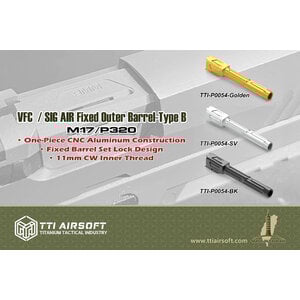 TTI VFC/SIG AIR M17 Fixed Outer Barrel Type B - Golden