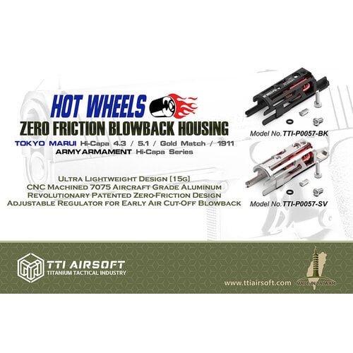 TTI ARMY/TM Hi Capa Light Weight BBU - Black