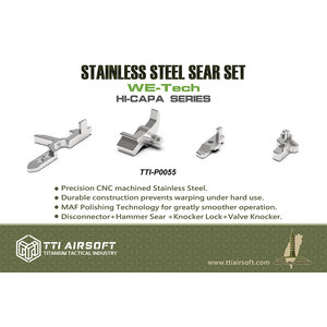 TTI WE/AW Hi Capa Stainless CNC Sear Set