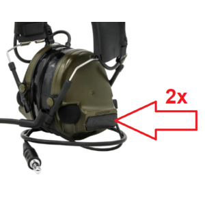 Tac-Sky Comtac III Headset Battery Cover Set