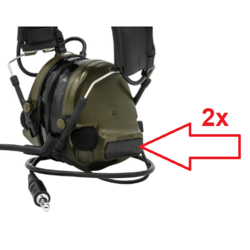 Tac-Sky Comtac III Headset Battery Cover Set