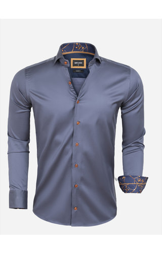 Wam Denim Overhemd Lange Mouw 75632 Aveiro Anthracite Wam Denim Overhemd Lange Mouw 75632 Aveiro Anthracite