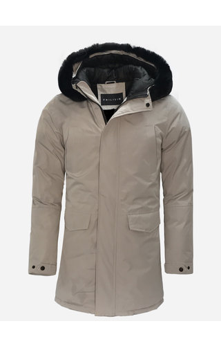 Frilivin Winterjas FD852-4 Grey Frilivin Winterjas FD852-4 Grey