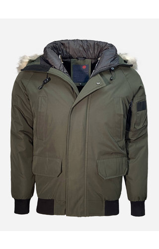 Just Key Winter Coat 1803 Green Just Key Winter Coat 1803 Green