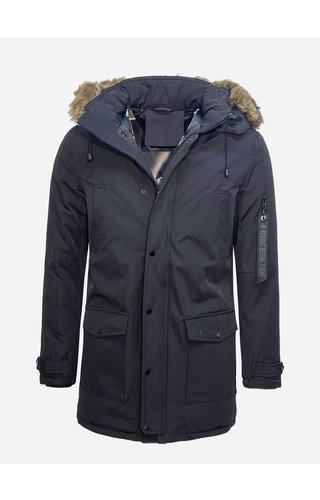 Enos Winter Coat PI-7102 Black Enos Winter Coat PI-7102 Black