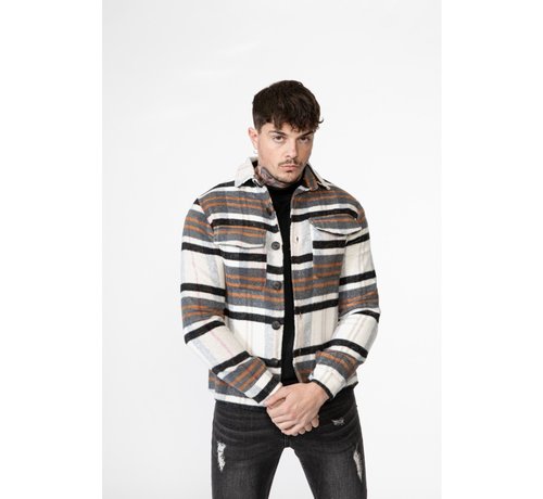 Wam Denim Overhemd Lange Mouw 4131 Off White