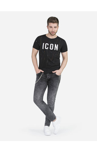Wam Denim T-Shirt 89300 Black Wam Denim T-Shirt 89300 Black