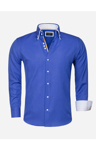 Gaznawi Overhemd Lange Mouw 65023 L'Aquila Light Navy Gaznawi Overhemd Lange Mouw 65023 L'Aquila Light Navy