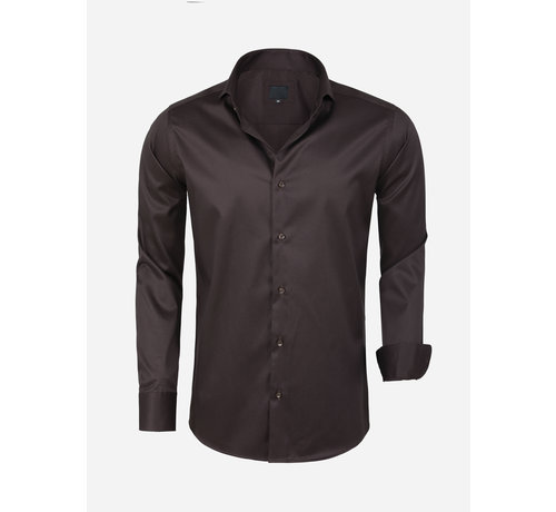 Arya Boy Overhemd Lange Mouw Lagos Brown