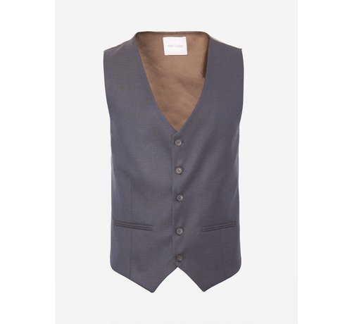 Wam Denim Gilet 70055 Grenoble Brown Navy