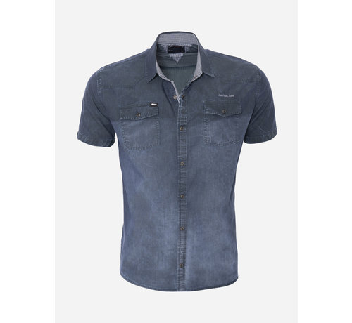 Arya Boy Overhemd Kort Mouw 13Y521 Green