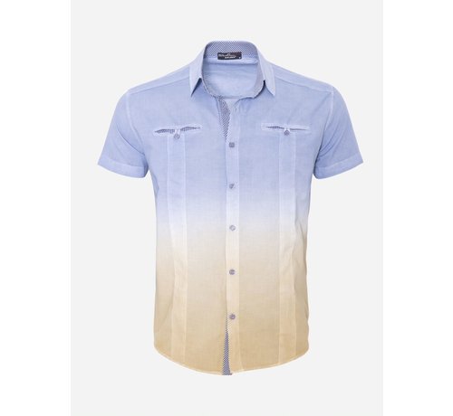 Arya Boy Overhemd Korte Mouw 13Y546 Navy