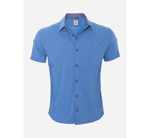 Arya Boy Overhemd Korte Mouw 15Y7861 Royal Blue
