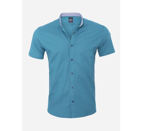 Arya Boy Overhemd Korte Mouw 18Y8501-Bat Petrol
