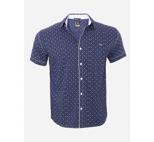 Arya Boy Overhemd Korte Mouw 15Y7860 Navy