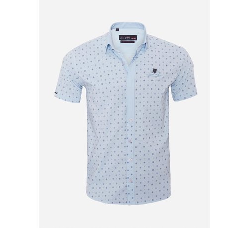 Arya Boy Overhemd Korte Mouw 17Y1465 Bat Blue