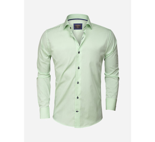 Wam Denim Overhemd Lange Mouw75298 Green