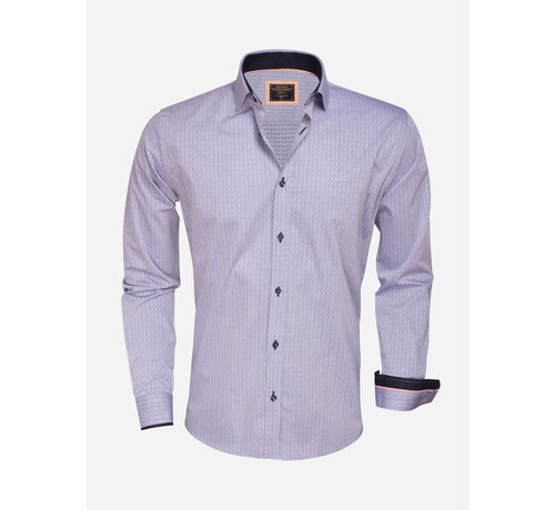 Wam Denim Overhemd Lange Mouw 75343 Dark Blue