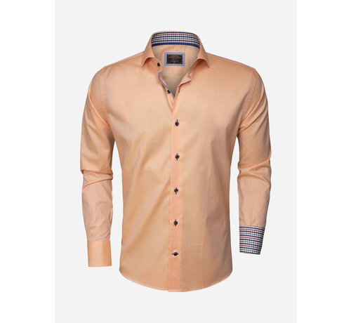 Wam Denim Overhemd Lange Mouw 75283 Light Orange