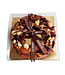 CHOCOLADE PRALINE KRANS MET NOTENMIX