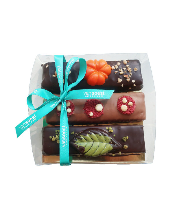 MARZIPAN COVERED CHOCOLATE 3 FLAVORS
