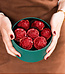 LUXE RONDE DOOS MET ROZEN BONBONS
