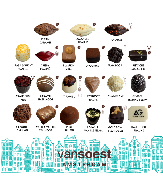 LUXURY ROUND BOX 20PCS