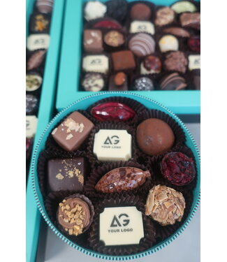 CHOCOLATES WITH COMPANY LOGO