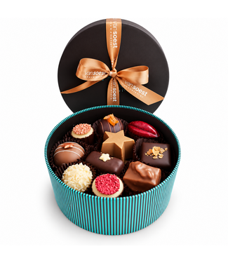 LUXURY ROUND BOX CHRISTMAS CHOCOLATES
