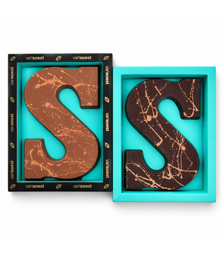 SALTED CARAMEL CHOCOLATE LETTER