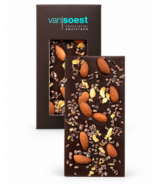 CHOCOLATE BAR DARK ALMOND COCOA NIBS