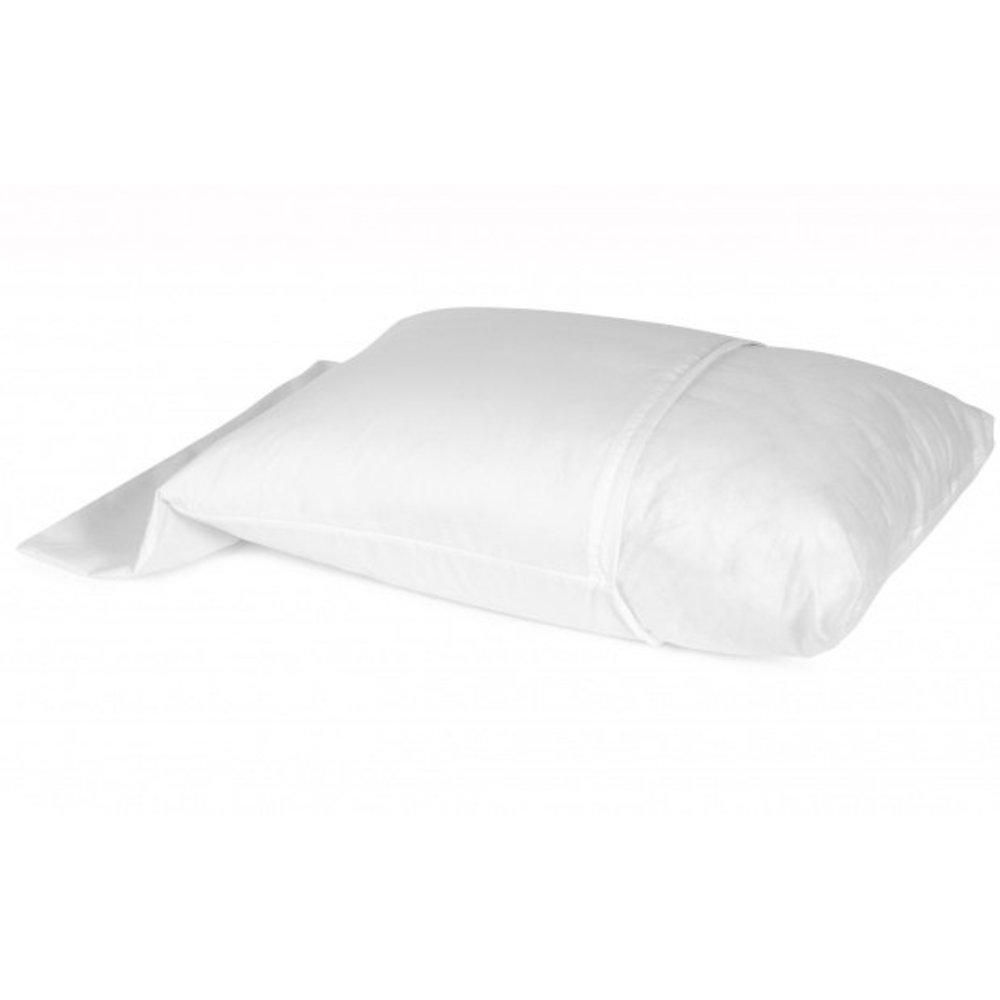 Protège oreiller en tencel Blanc 60 x 60 cm
