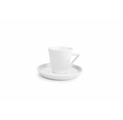 S&P STRIPELESS cup and saucer 190 ml (white) set / 4