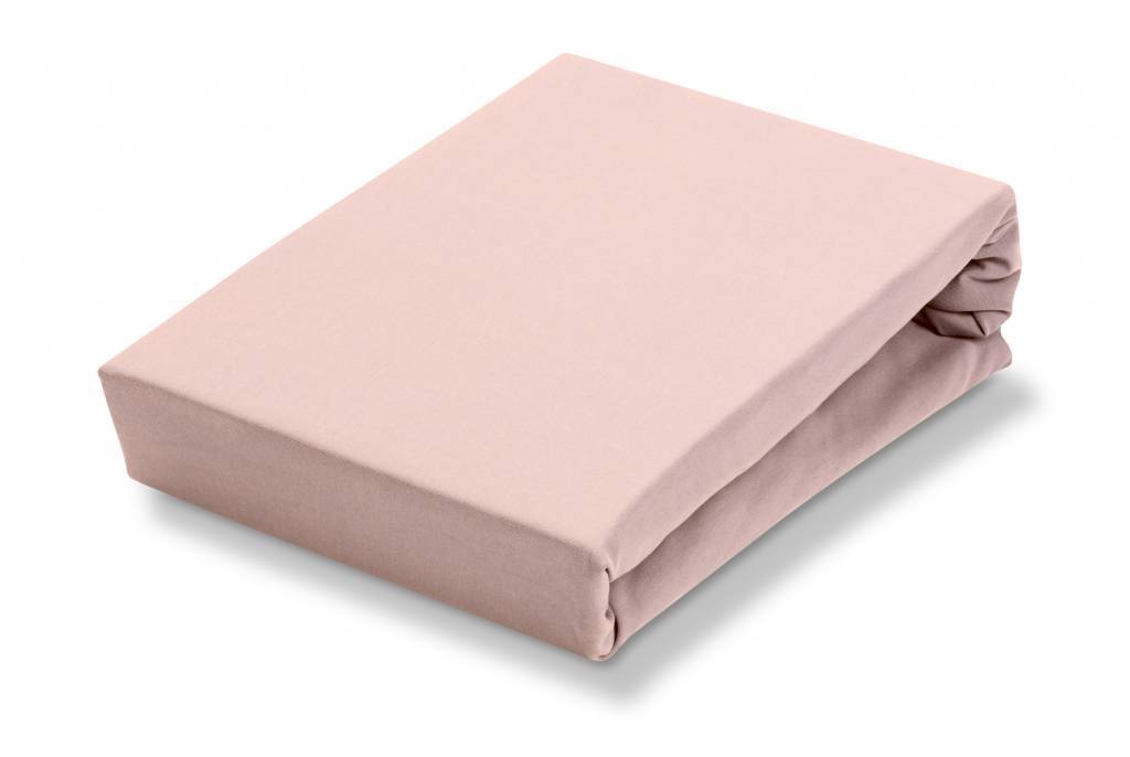 Jersey supreme topper hoeslaken Sepia Pink-144, roze (stretch) SLKM8201T