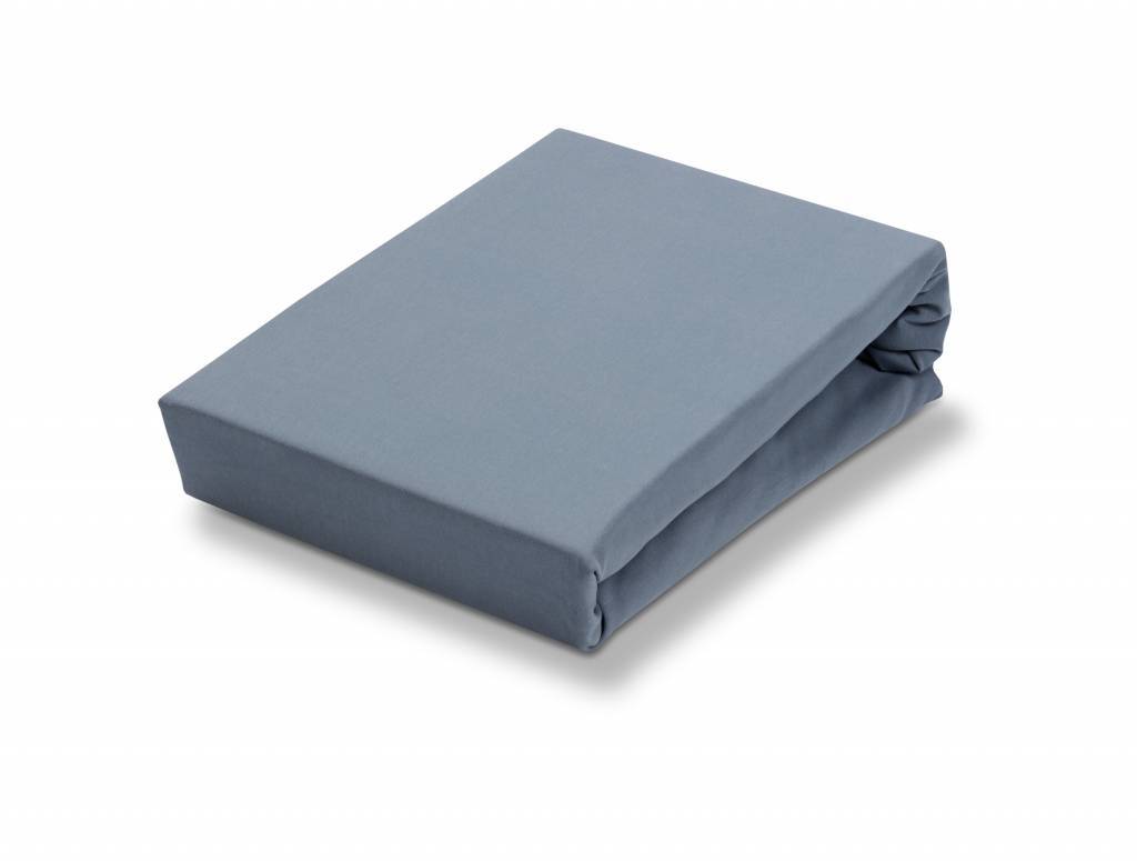 Jersey supreme topper fitted sheet Faded Denim-184, blue (stretch) SLKM8201T