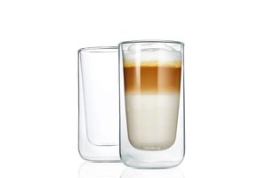 Lot de 2 Verres à latte macchiato en Verre H 120 mm Diamètre 48 mm Was