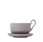 Blomus RO set / 2 tasses à thé avec soucoupe Mourning Dove