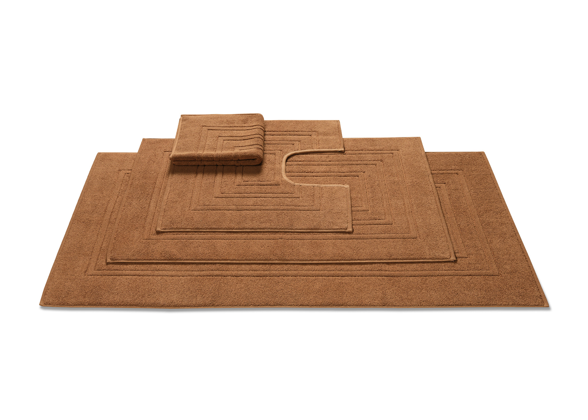Vandyck HOUSTON bath mat color Cognac 100 cotton Bath & Living
