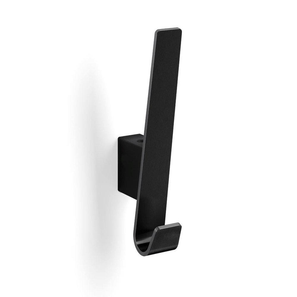 Zack coat hook Akes (50648) color black screw mounting Bath & Living