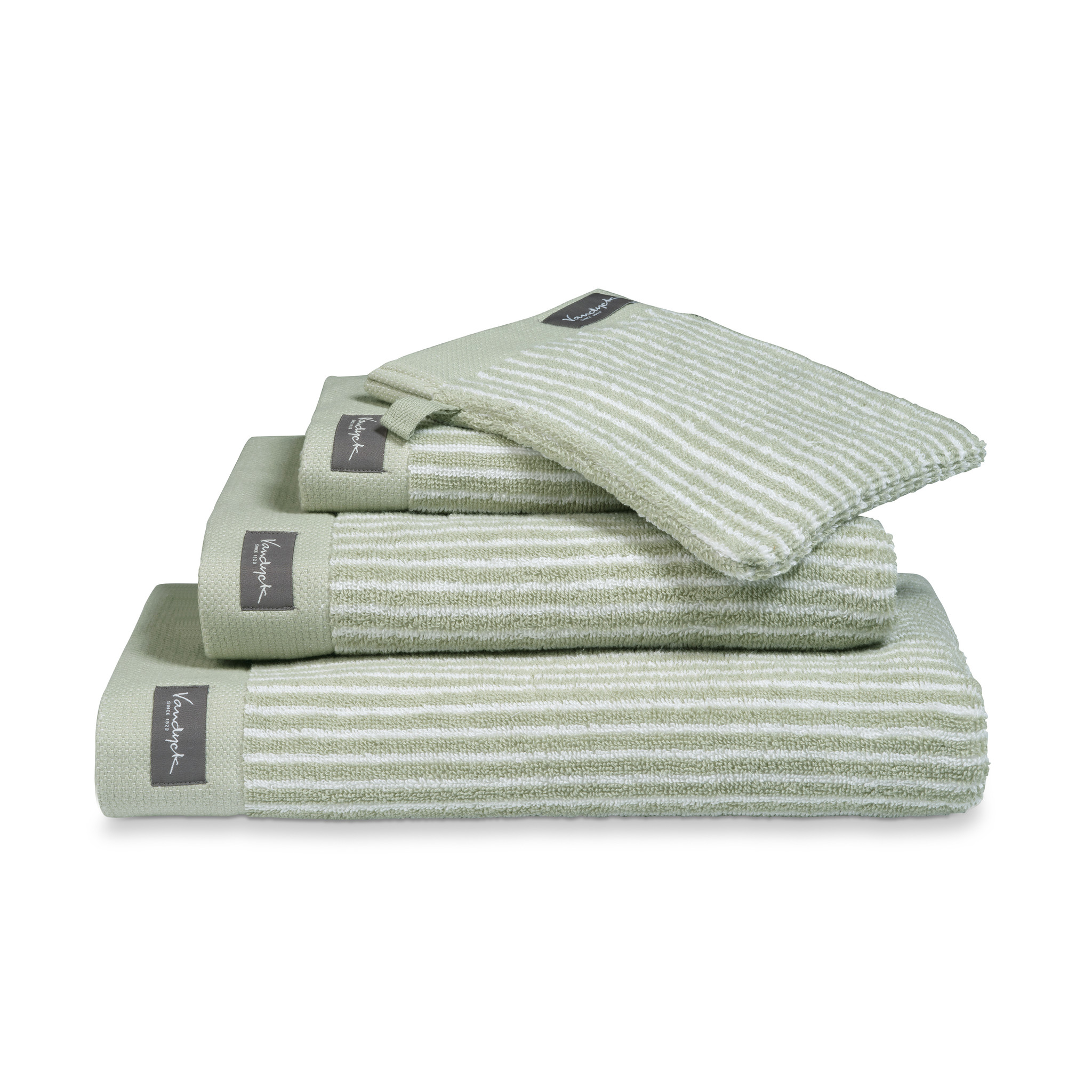 Towel HOME Petit Ligne color Smoke Green (BAKC15101)