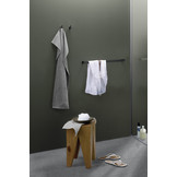 Juego de escobillas para inodoro LINEA de pared Zack - color negro - acero  con recubrimiento en polvo - Bath & Living