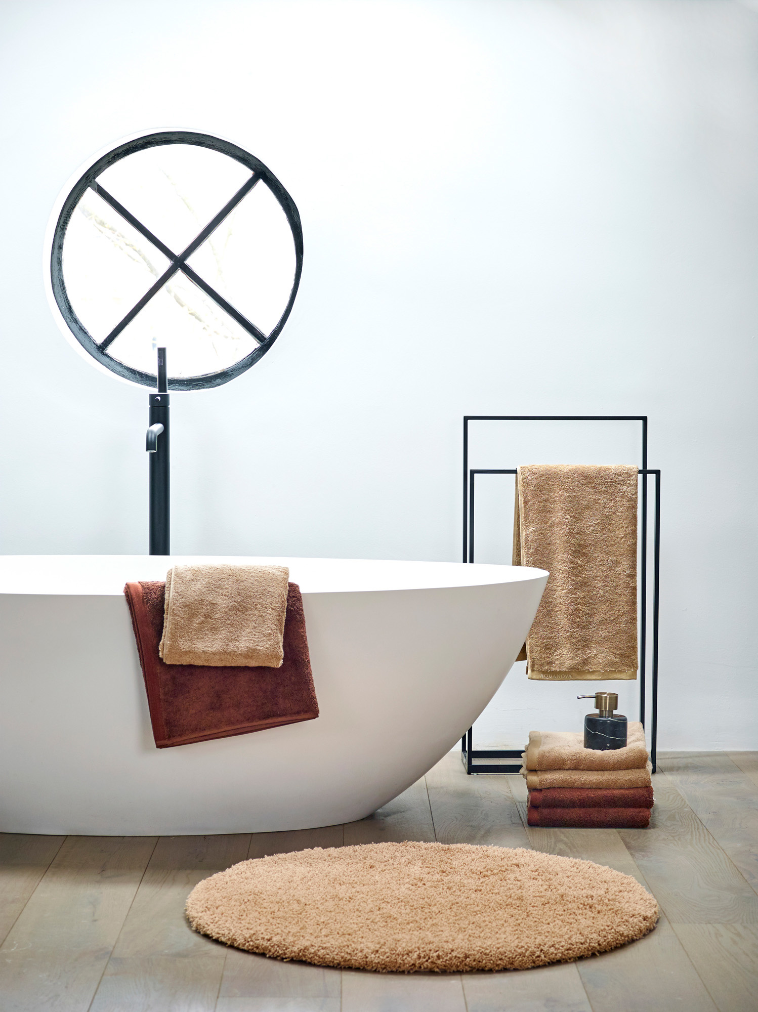Bath textiles LONDON color Umber (LONTW-284)