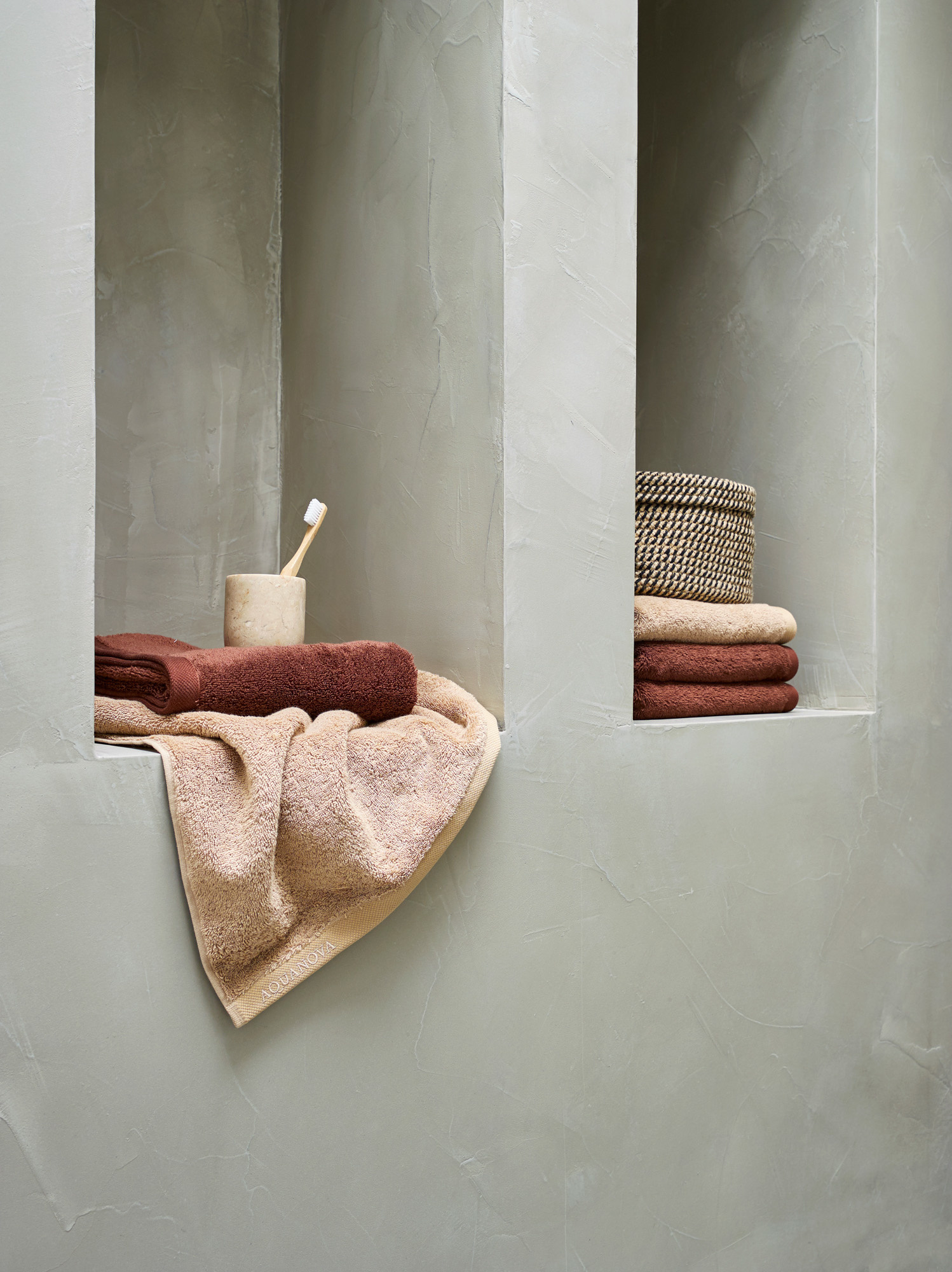 Bath textiles LONDON color Umber (LONTW-284)