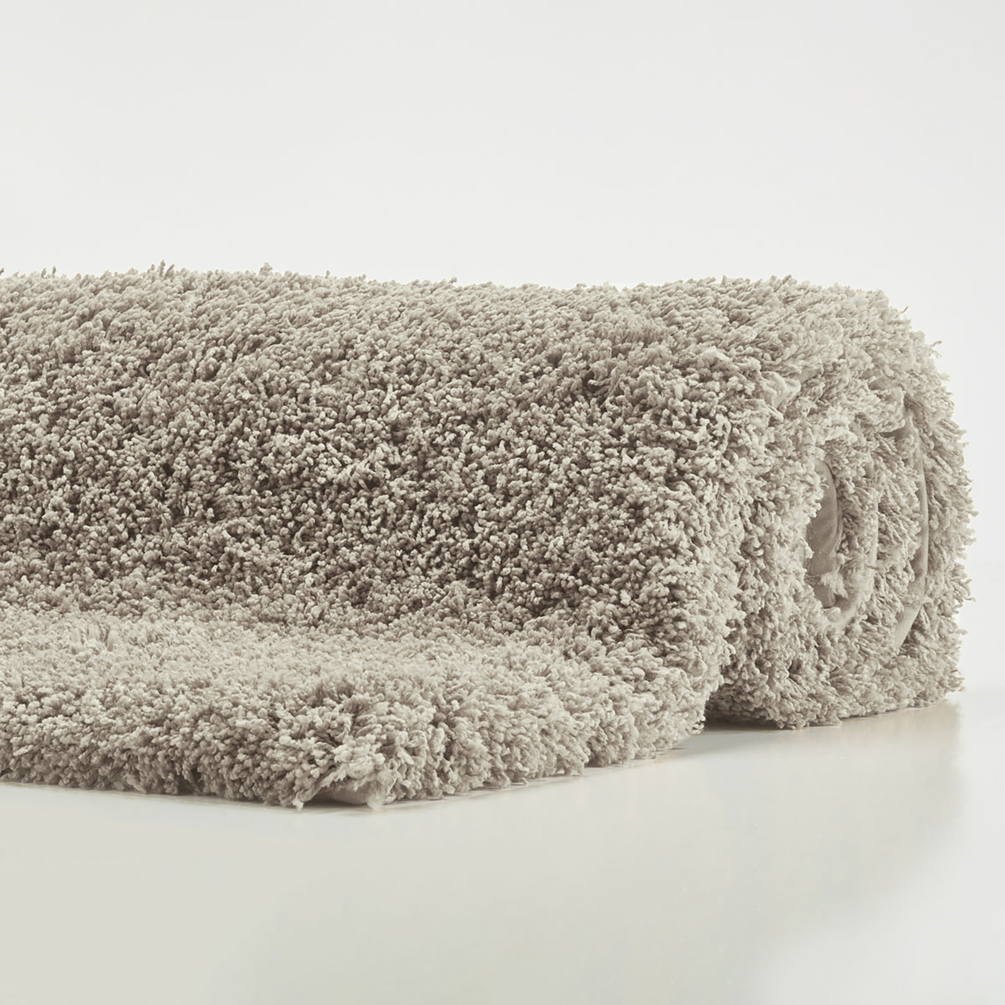 Tappetino da bagno rotondo MUSA colore Linen-16 (beige) - diametro 80 cm -  Bath & Living