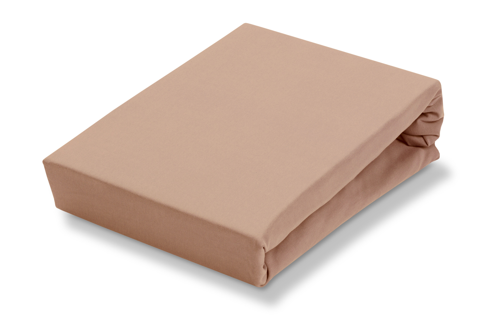 Jersey supreme topper hoeslaken Praline-163 (stretch) SLKM8201T