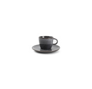 S&P STITCH espresso cup and saucer 90 ml gray (set/4)