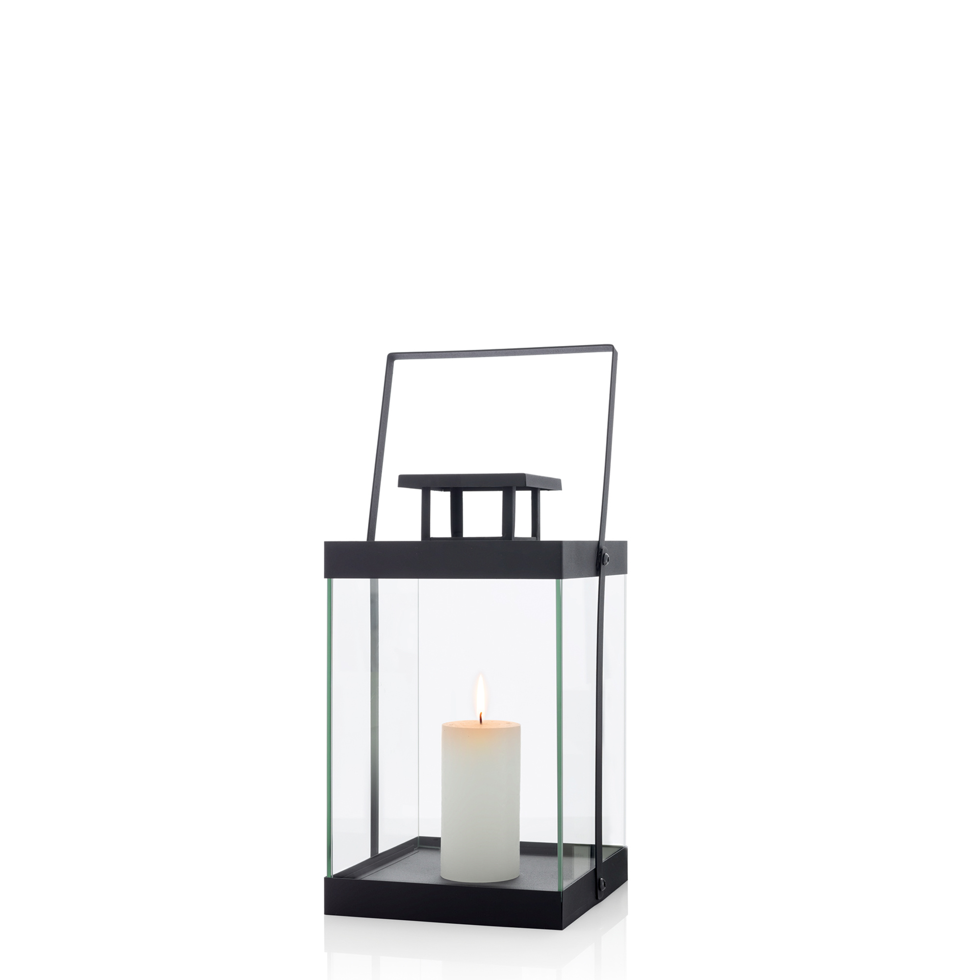 FINCA wind light / lantern Black 48cm - 63687