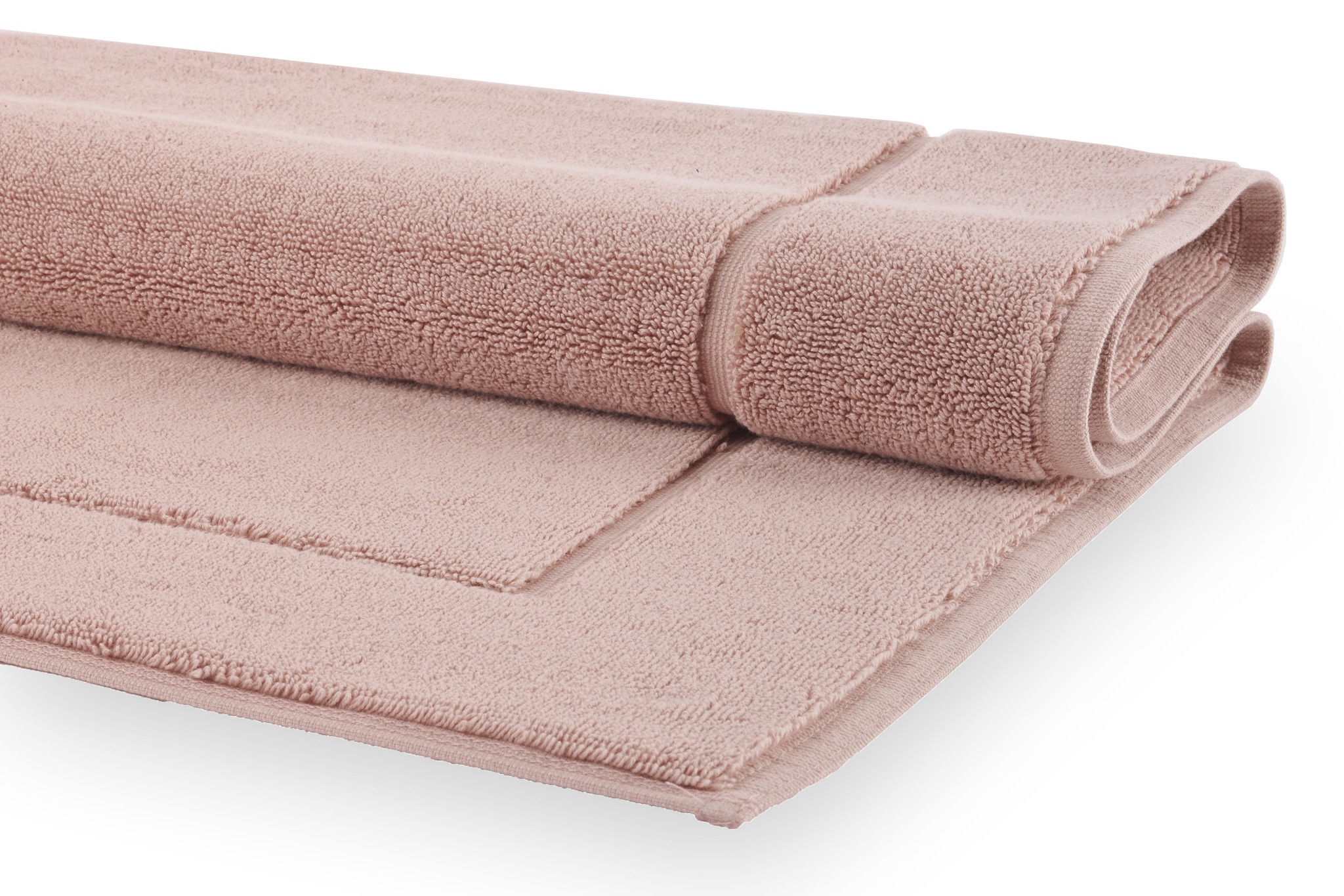 Erfgenaam volgens Fitness Aquanova badmat LONDON - kleur Dusty Pink-87, roze - 100% Egyptisch katoen  - Bath & Living
