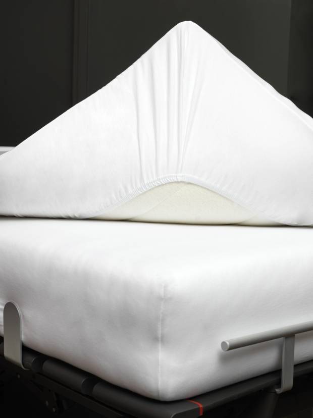 Jersey supreme topper fitted sheet Pearl Blue-190 (stretch) SLKM8201T